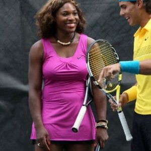 Nike -Serena Williams- Fuchsia Tennis Dress - Sz M